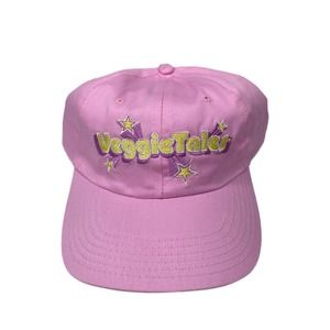 Vintage Veggietales Pink StrapBack VTG Deadstock Hat